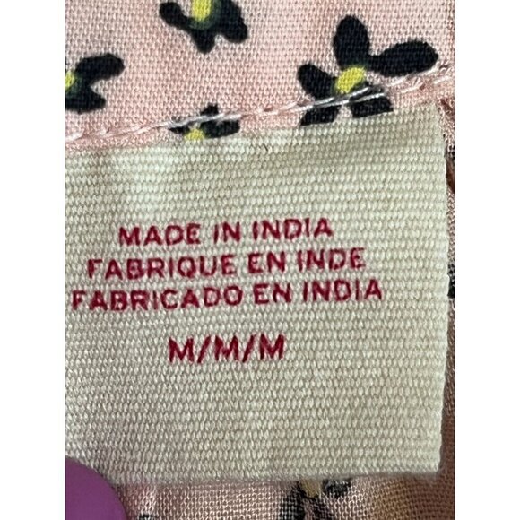 Levi's Top Women M Pink Floral Summer Y2K Boho Western 80s Retro Office Cowgirl - Picture 10 of 11